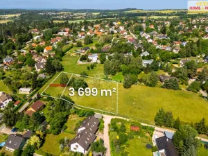Prodej pozemku pro bydlení, Kamenice - Nová Hospoda, Na Vyhlídce, 1233 m2