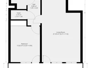 Pronájem bytu 2+kk, Praha - Troja, Mazurská, 59 m2