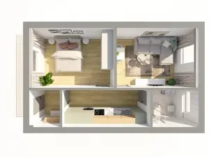 Prodej bytu 2+kk, Brno, Holzova, 40 m2
