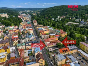 Pronájem obchodního prostoru, Mariánské Lázně, Hlavní třída, 663 m2