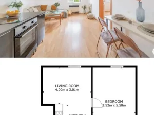 Pronájem bytu 2+kk, Praha - Žižkov, Jeseniova, 45 m2