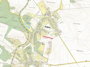 Prodej pole, Prštice, 1178 m2