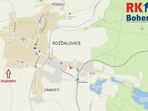 Prodej pozemku pro bydlení, Rožďalovice, Polní, 928 m2