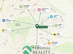 Pronájem bytu 2+kk, Bílina - Teplické Předměstí, Čapkova, 41 m2