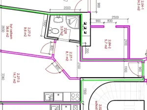 Pronájem bytu 2+kk, Brno, Kounicova, 37 m2