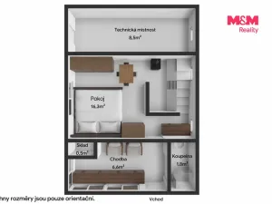 Prodej chaty, Černošín - Záhoří, 42 m2