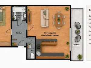 Prodej bytu 2+kk, Měšice, Habrová, 61 m2