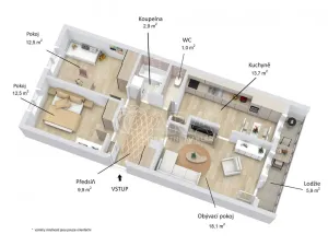 Prodej bytu 3+1, Rakovník - Rakovník II, Fojtíkova, 70 m2