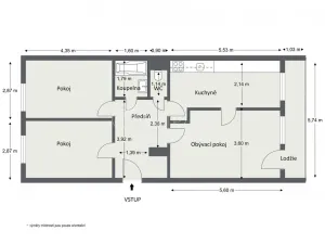 Prodej bytu 3+1, Rakovník - Rakovník II, Fojtíkova, 70 m2