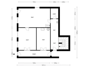 Prodej vícegeneračního domu, Švihov, nám. T. G. Masaryka, 240 m2