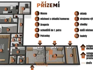 Prodej obchodního prostoru, Šatov, 470 m2
