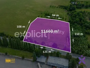 Prodej komerčního pozemku, Slušovice, 11660 m2
