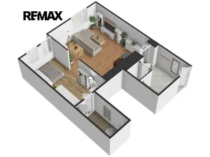 Pronájem bytu 2+kk, Plzeň, Edvarda Beneše, 57 m2