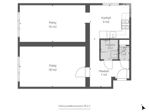Prodej bytu 2+1, Praha - Michle, Jihlavská, 53 m2