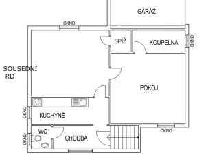 Prodej rodinného domu, Poříčí nad Sázavou, Čerčanská, 109 m2