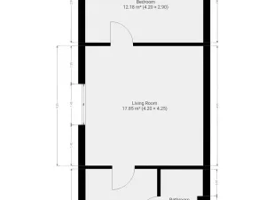 Pronájem bytu 2+kk, Praha - Kyje, Za černým mostem, 42 m2