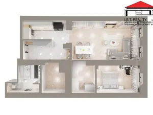 Prodej bytu 3+kk, Frýdek-Místek, Zámecké nám., 89 m2