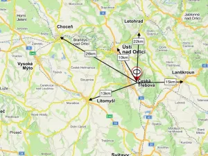 Pronájem garáže, Česká Třebová, 22 m2