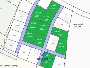Prodej pozemku pro bydlení, Modlany, 786 m2