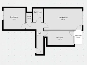 Pronájem bytu 3+kk, Praha - Kamýk, Zimova, 71 m2