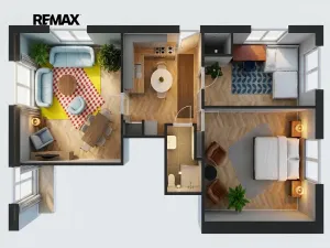 Pronájem bytu 3+1, Praha - Nové Město, Karlovo náměstí, 79 m2