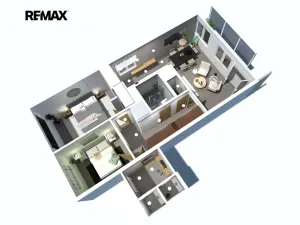 Pronájem bytu 3+kk, Praha - Motol, Weberova, 80 m2