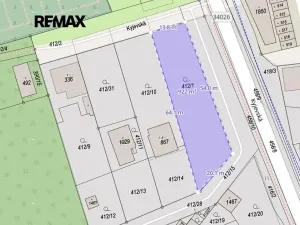 Prodej pozemku pro bydlení, Pardubice, Kyjevská, 922 m2