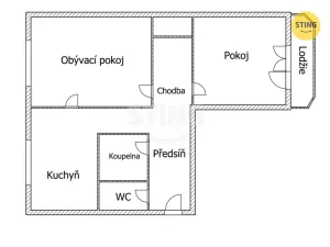 Pronájem bytu 2+1, Olomouc, Brněnská, 58 m2