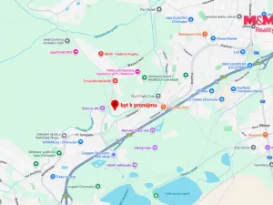 Pronájem bytu 1+1, Chomutov, Kamenný vrch, 40 m2