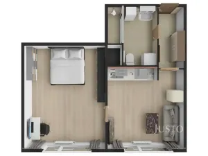 Pronájem bytu 2+kk, Ústí nad Labem, Šumavská, 37 m2