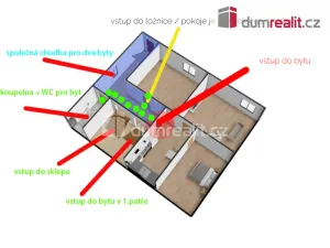 Pronájem bytu 3+1, Praha - Řepy, Krolmusova, 80 m2