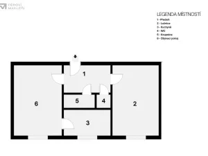 Prodej bytu 2+1, Ostrava, Závodní, 53 m2