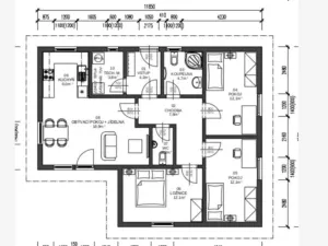 Prodej rodinného domu, Březno, Lesní, 84 m2