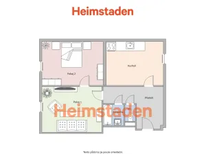 Pronájem bytu 2+1, Ostrava - Poruba, Čs. exilu, 56 m2