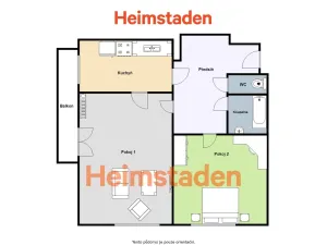Pronájem bytu 2+1, Ostrava - Poruba, 17. listopadu, 64 m2