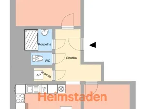 Pronájem bytu 3+kk, Ostrava - Poruba, Hlavní třída, 59 m2