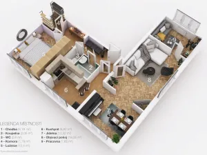 Prodej bytu 4+1, Kladno - Kročehlavy, Bělehradská, 70 m2