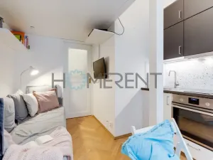 Pronájem bytu 1+kk, Praha - Bubeneč, Korunovační, 17 m2