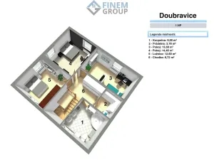 Prodej rodinného domu, Doubravice, 114 m2