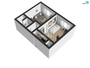 Pronájem bytu 2+kk, Hradec Králové - Nový Hradec Králové, Durychova, 47 m2