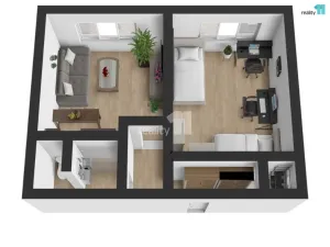 Pronájem bytu 2+kk, Hradec Králové - Nový Hradec Králové, Durychova, 47 m2