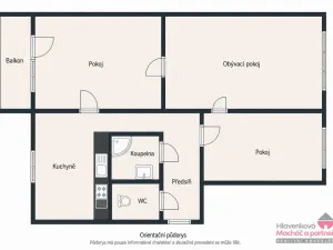 Prodej bytu 3+1, Ostrava - Poruba, Alžírská, 63 m2