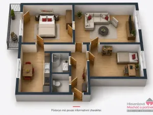 Prodej bytu 3+1, Ostrava - Poruba, Alžírská, 63 m2