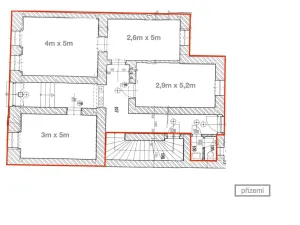 Pronájem kanceláře, Plzeň - Jižní Předměstí, Kotkova, 69 m2