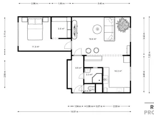 Prodej bytu 2+1, Břeclav, Dělnická, 57 m2