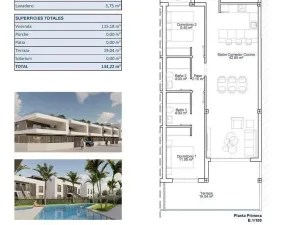 Prodej bytu 4+kk, Pilar de La Horadada, Alicante, Španělsko, 115 m2