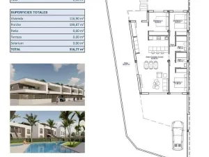 Prodej rodinného domu, Pilar de La Horadada, Alicante, Španělsko, 116 m2
