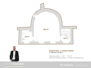 Pronájem kanceláře, Ivančice, Mlýnská, 70 m2