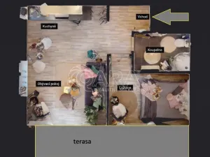 Pronájem bytu 2+kk, Hořovice, U Školky, 34 m2