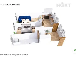 Prodej bytu 2+kk, Šumperk, Polská, 60 m2